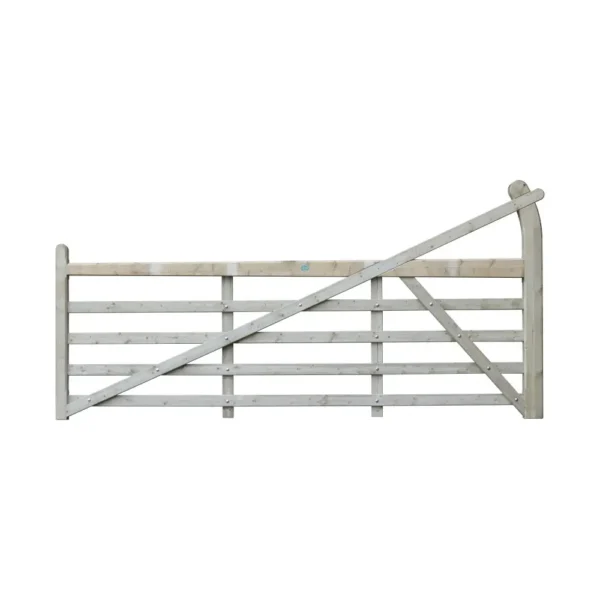 Estate 5 Bar Wooden Gate