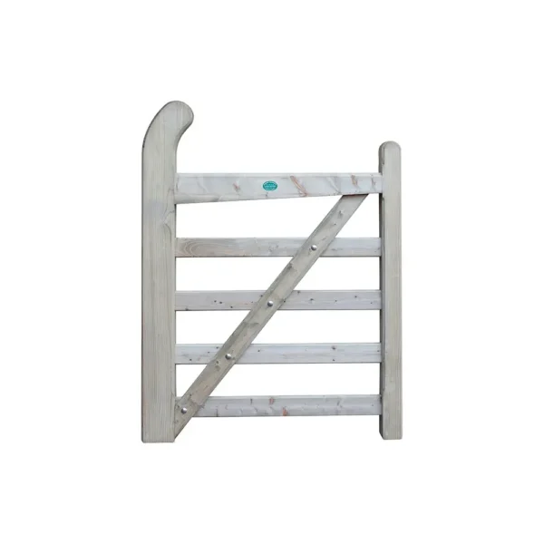 Estate 5 Bar Wooden Gate 3 Ft