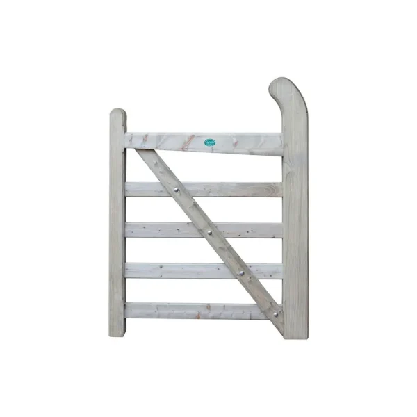 Estate 5 Bar Wooden Gate 3 Ft