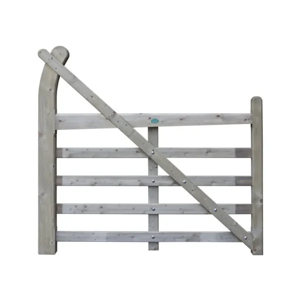 Estate 5 Bar Wooden Gate 5 Ft