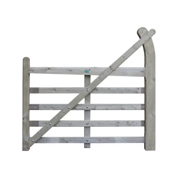 Estate 5 Bar Wooden Gate 5 Ft