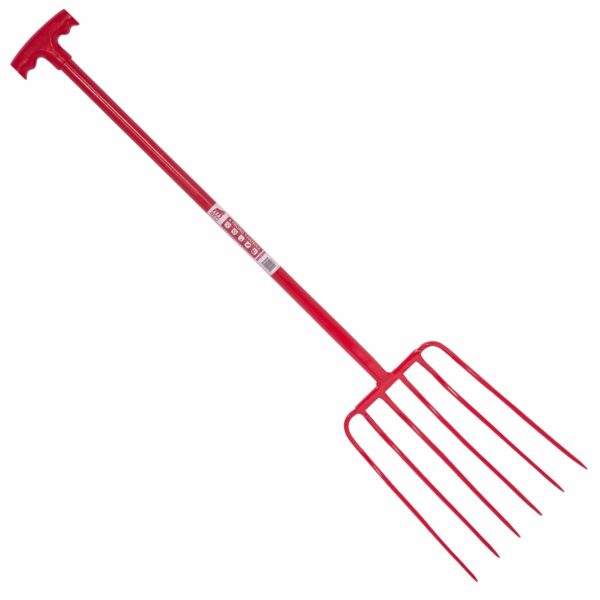 6 Prong Manure Fork with T Handle