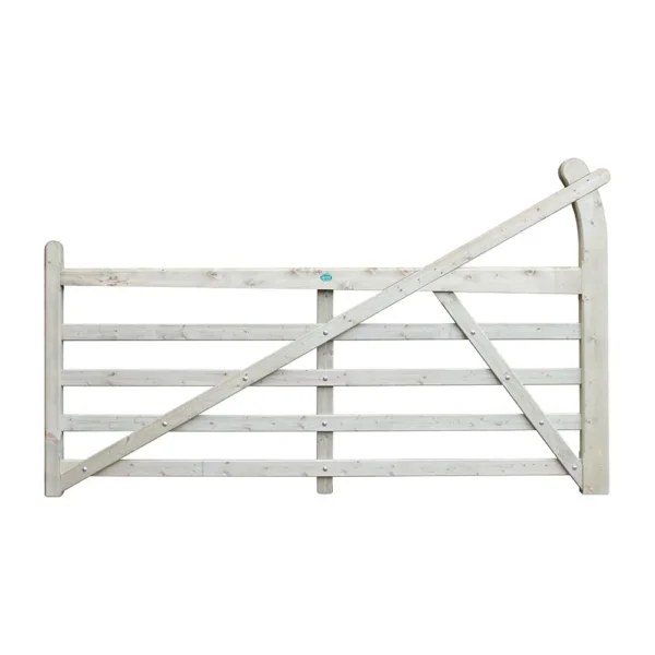 Estate 5 Bar Wooden Gate 8 Ft