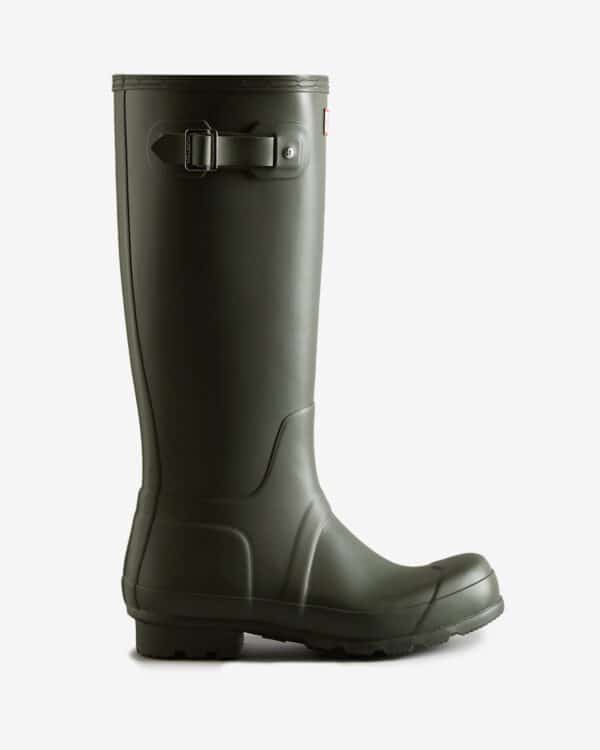 Men's Dark Olive Original Hunter Tall Wellington Boots