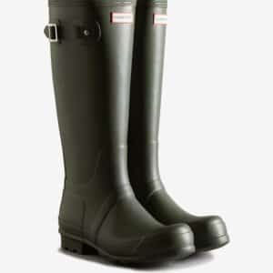 Men's Dark Olive Original Hunter Tall Wellington Boots