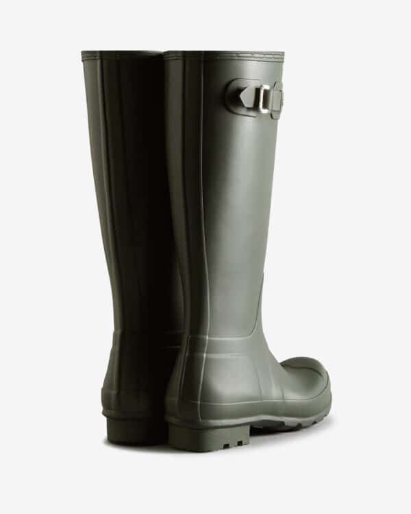 Men's Dark Olive Original Hunter Tall Wellington Boots