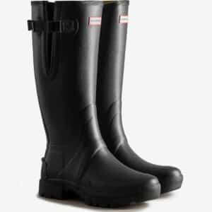 Men's Black Hunter Balmoral Adjustable 3mm Neoprene Wellington Boots