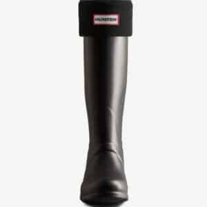 Black Hunter Recycled Fleece Cuff Tall Boot Socks