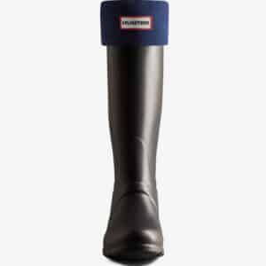 Navy Hunter Recycled Fleece Cuff Tall Boot Socks