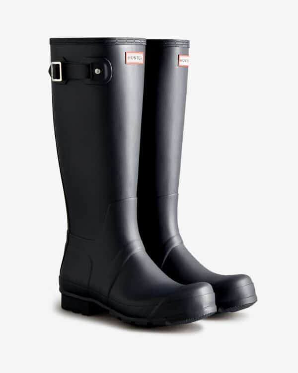 Men's Navy Original Hunter Tall Wellington Boots