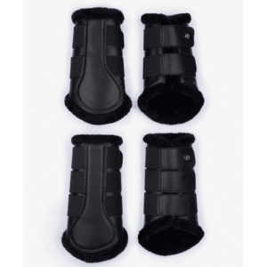 PS of Sweden Premium Black Fur Brushing Boots