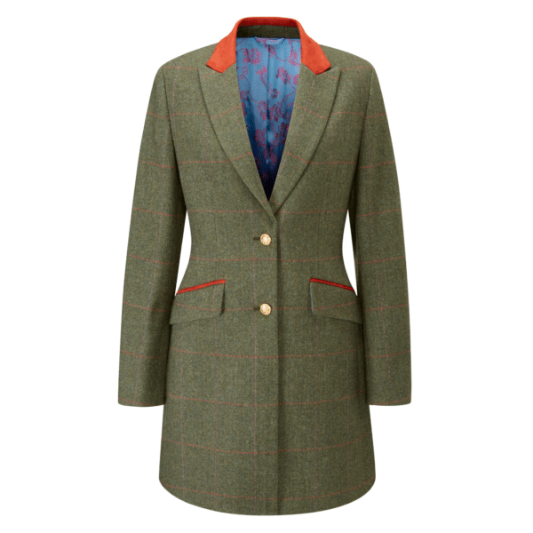 Alan Paine Combrook Ladies Mid-Thigh Tweed Coat