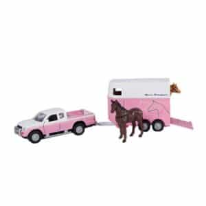 Mitsubishi L200 with Horse Trailer and Horses