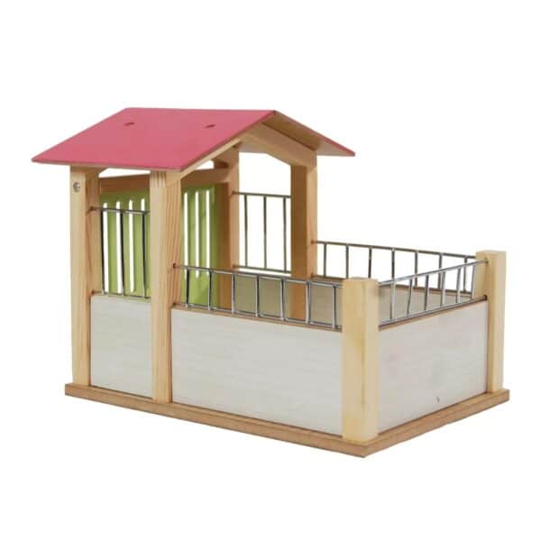 Wooden Horse Stable 1:32 Scale Play Set